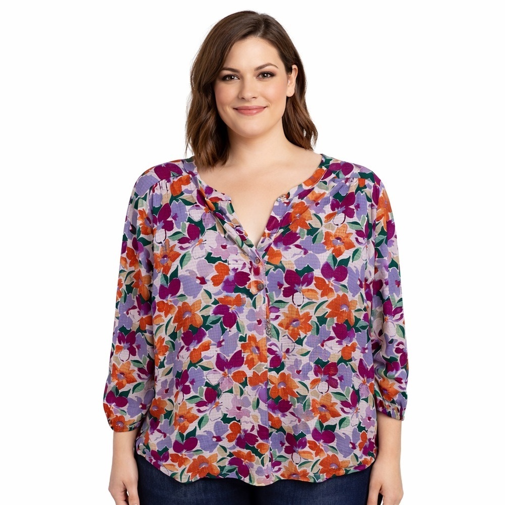 Boutique Floral Top Size XL - Excellent Condition